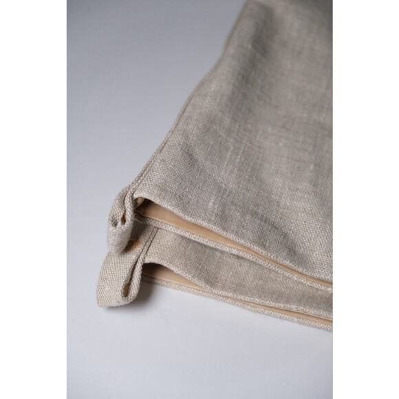 Maryam Nassir Zadeh Cream Woven Linen Norfolk Knee High Boots Womens US 41 / 10 - Picture 8 of 14